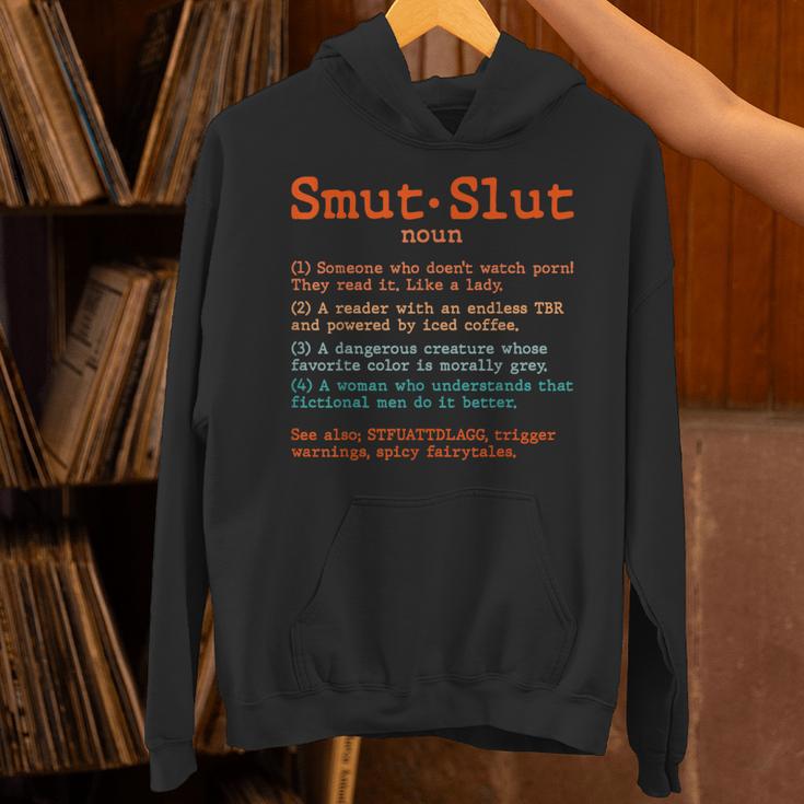 Smut Slut Sayings Definition Sarcastic Book Lover Unisex Hoodie