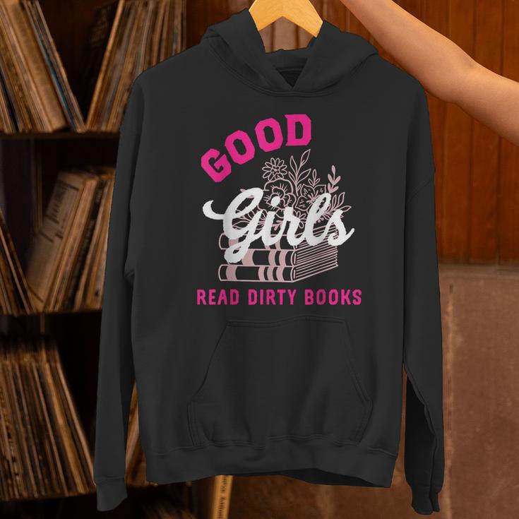 Smutty Book Merch Good Girls Read Dirty Books Smut Readers Unisex Hoodie