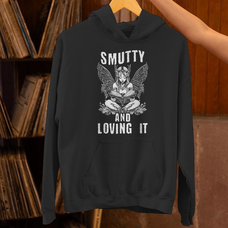 Smutty And Loving It Dark Fantasy Spicy Book Lover Unisex Hoodie Smutty And Loving It Dark Fantasy Spicy Book Lover Unisex Hoodie