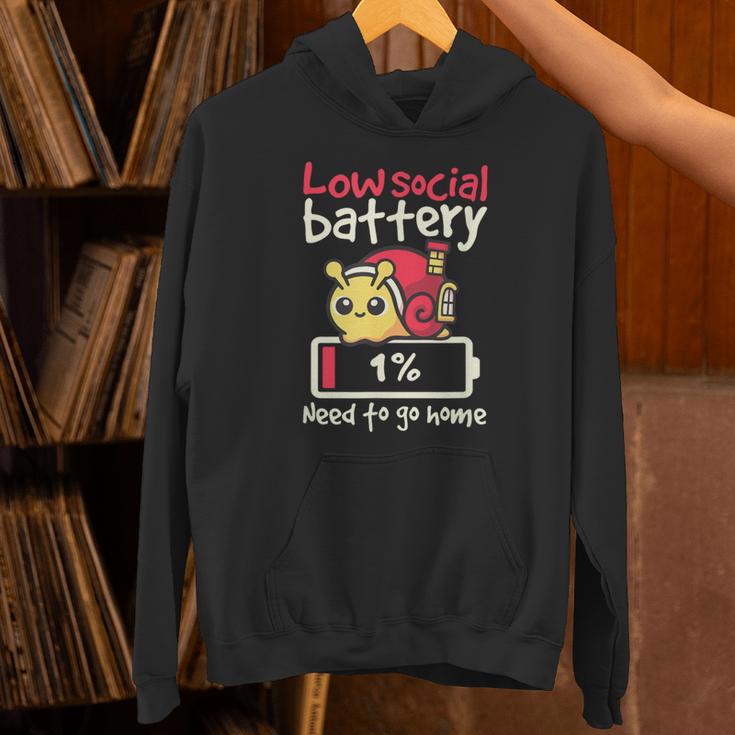 Snail Low Social Battery Need To Go Home Tee For Introvert Unisex Hoodie Snail Low Social Battery Need To Go Home Tee For Introvert Unisex Hoodie