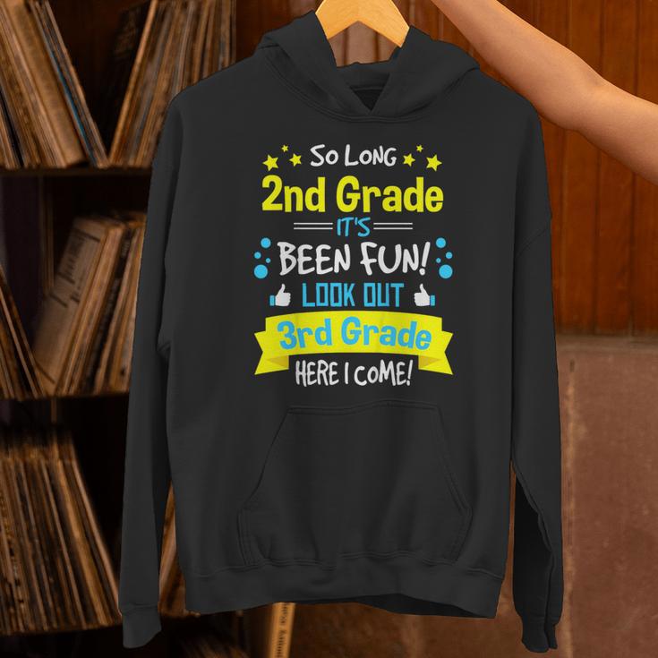 So Long 2nd Grade Here I Come 3rd Grader Graduation Unisex Hoodie