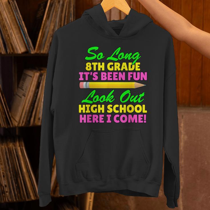 So Long 8th Grade Hello High School Graduation Unisex Hoodie