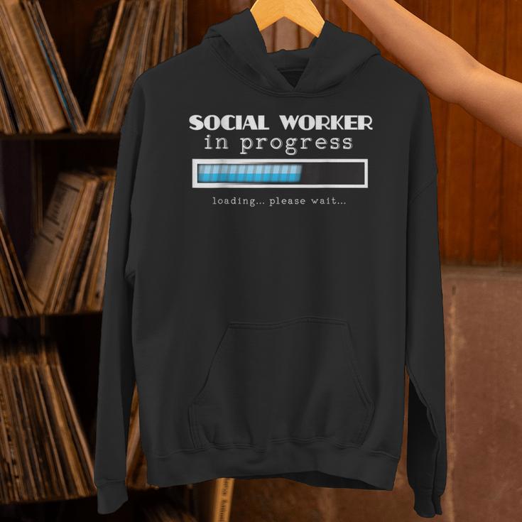 Social Worker In Progress MSW Masters Graduation Shirt Unisex Hoodie
