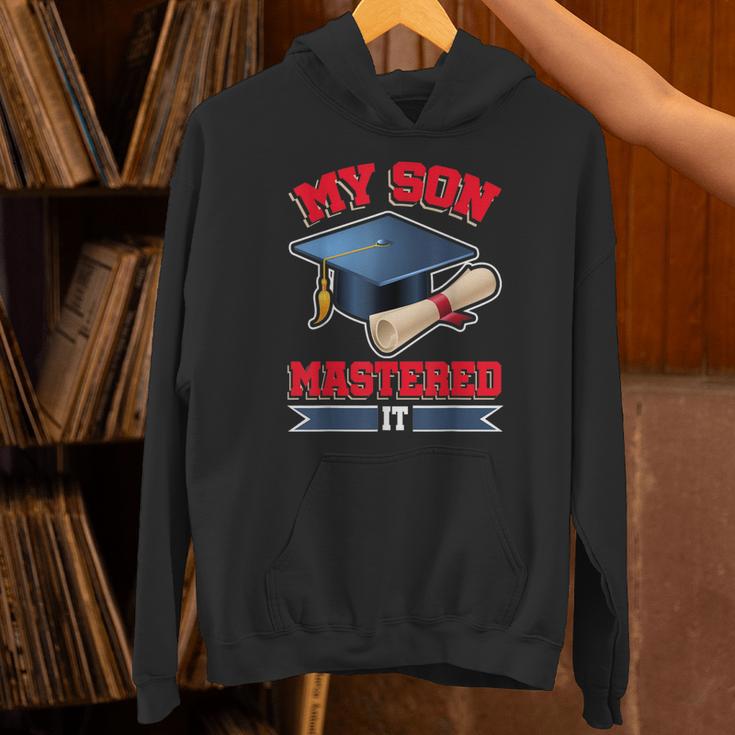 My Son Mastered It Shirt Masters Tee Graduate Graduation Unisex Hoodie
