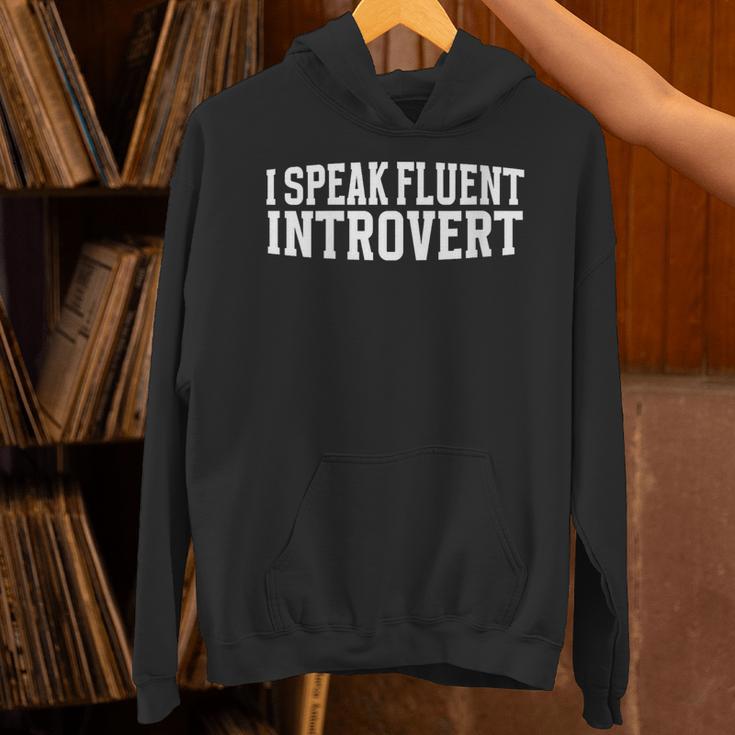 I Speak Fluent Introvert Unisex Hoodie I Speak Fluent Introvert Unisex Hoodie