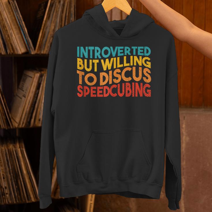 Speedcuber Introvert Cube Solver Speedsolving Speedcubing Unisex Hoodie