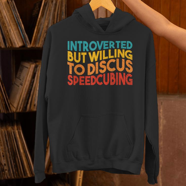 Speedcuber Introvert Cube Solver Speedsolving Speedcubing Unisex Hoodie