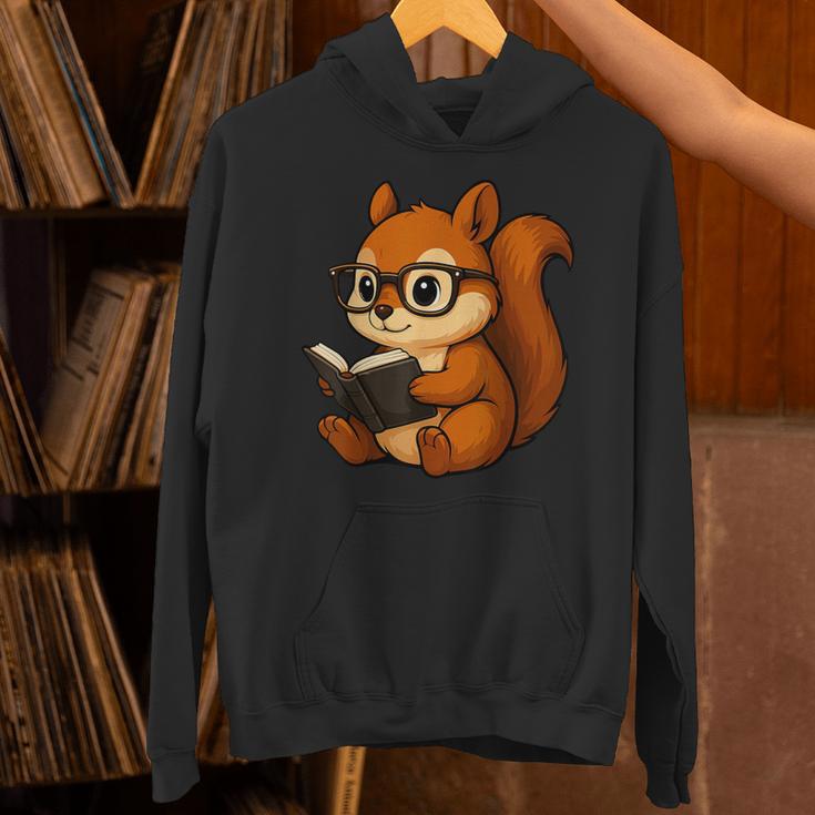 Squirrel Reading Book Lover Unisex Hoodie Squirrel Reading Book Lover Unisex Hoodie