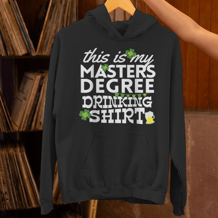 St Patricks Day Masters Degree MSW Graduation Social Work Unisex Hoodie