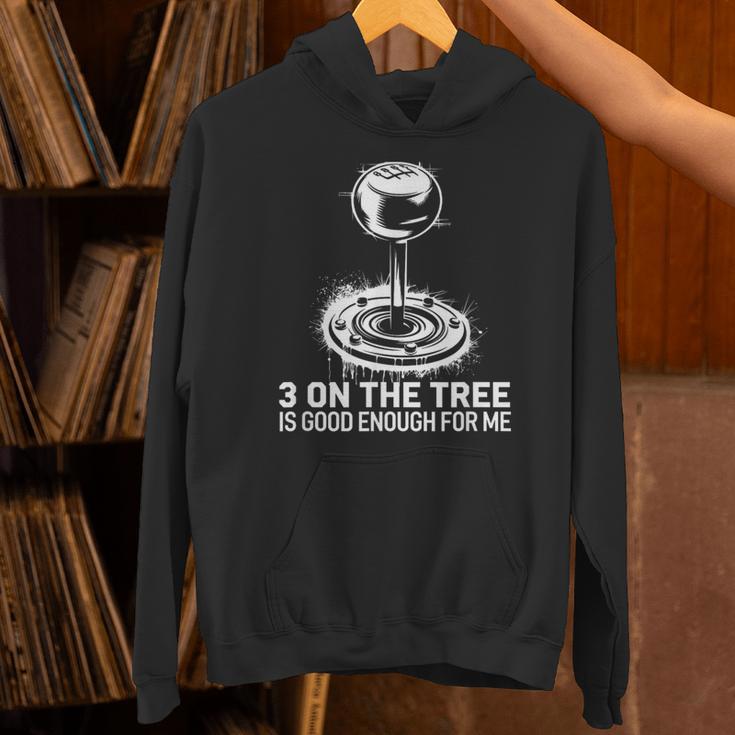Stick Shift Nostalgia Column Shift Line Unisex Hoodie