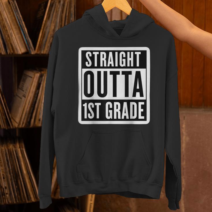 Straight Outta 1st Grade First Graduate Graduation Student Unisex Hoodie