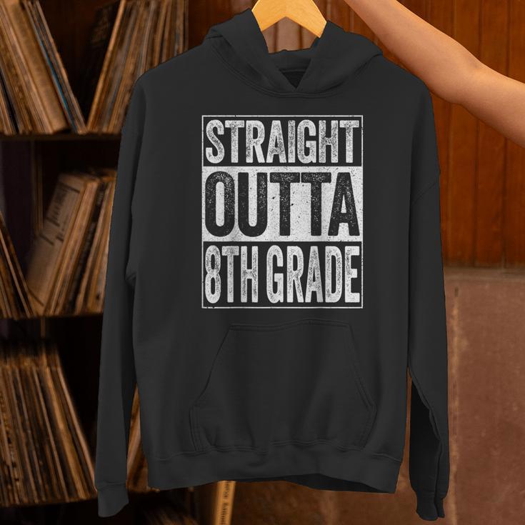Straight Outta 8th Grade Shirt Eighth Grade Graduation Unisex Hoodie