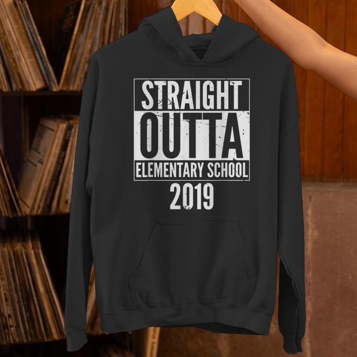 Straight Outta Elementary School 2019 Graduation Fun Unisex Hoodie
