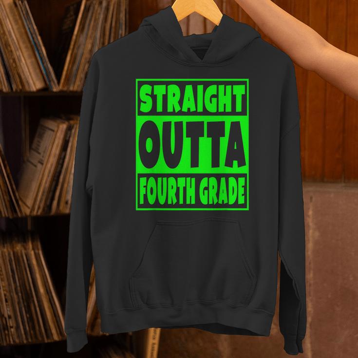 Straight Outta Fourth Grade Graduation Class Unisex Hoodie