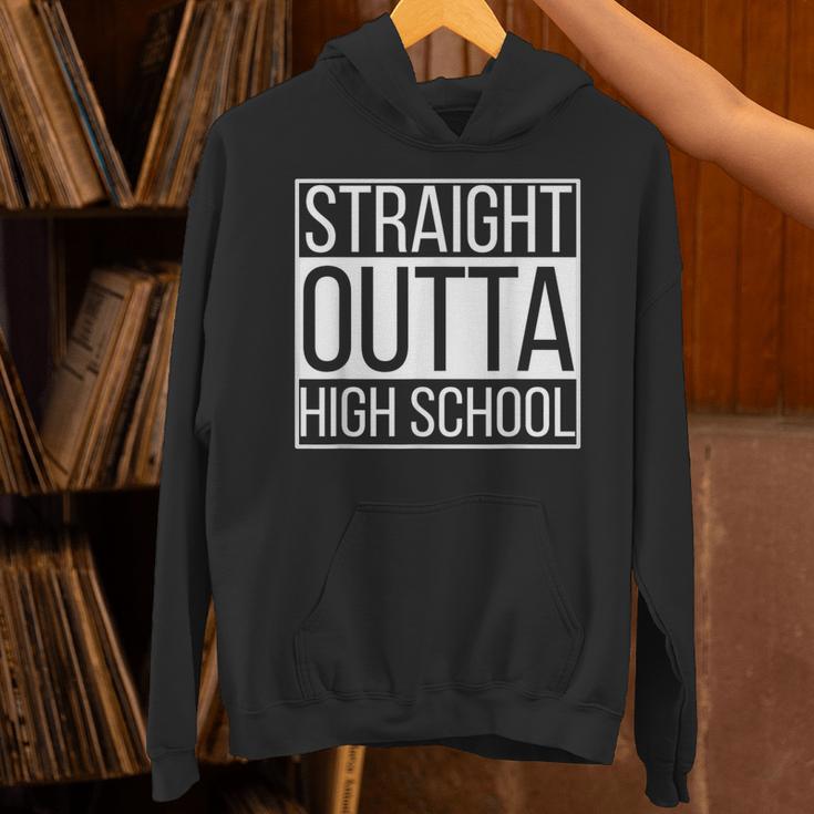 Straight Outta High School Senior Graduation Unisex Hoodie