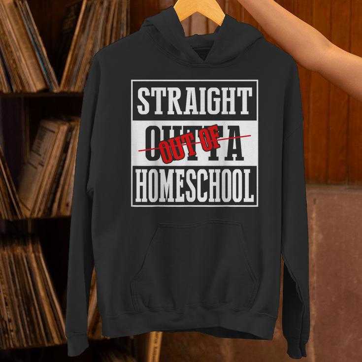 Straight Outta Homeschool Shirt Graduation Unisex Hoodie
