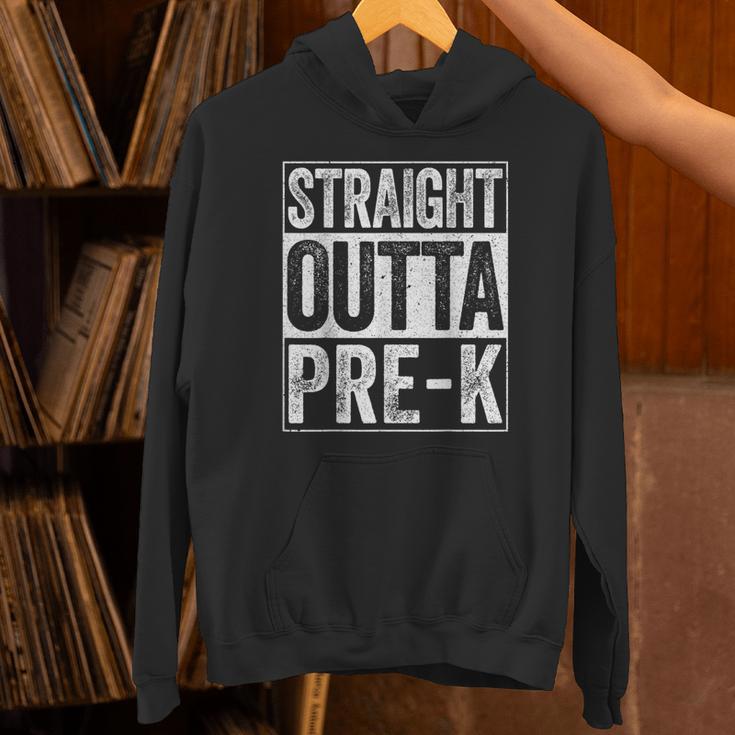 Straight Outta Pre-K Shirt Preschool Boy Girl Graduation Unisex Hoodie