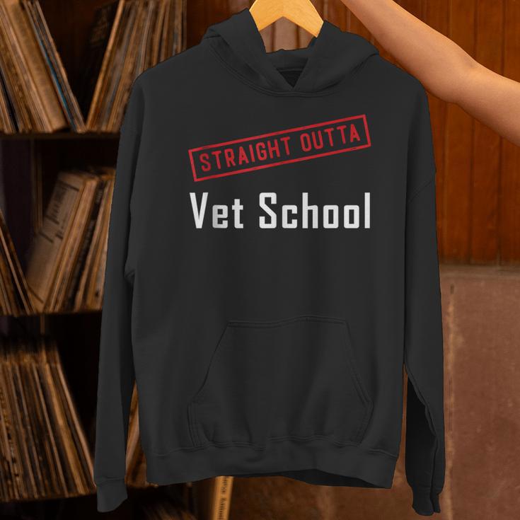 Straight Outta Vet School Graduation Veternarians I Survived Unisex Hoodie