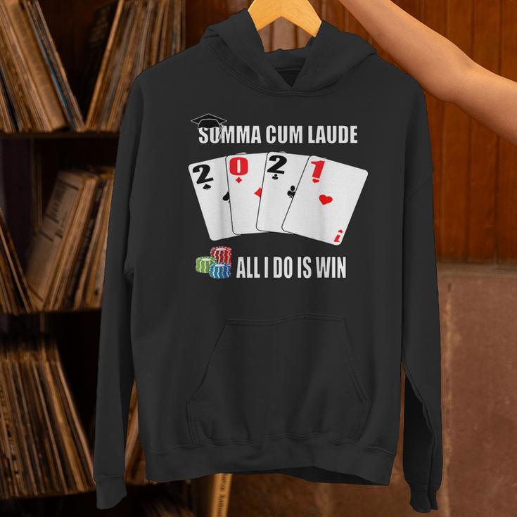Summa Cum Laude Class Of 2021 Graduate Win Senior Graduation Unisex Hoodie