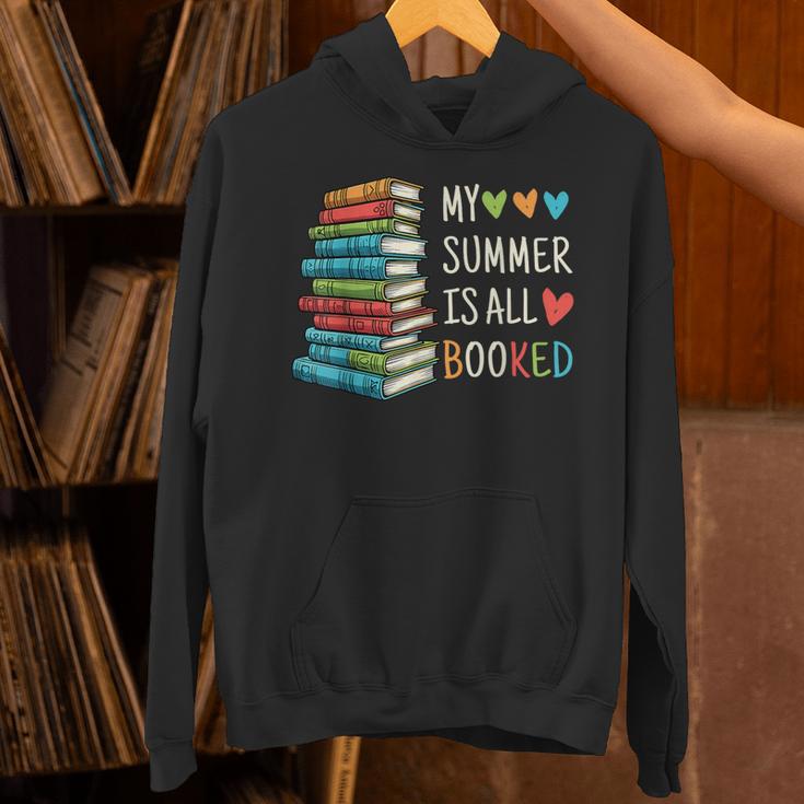 My Summer Is All Booked Book Reading Book Lover Unisex Hoodie