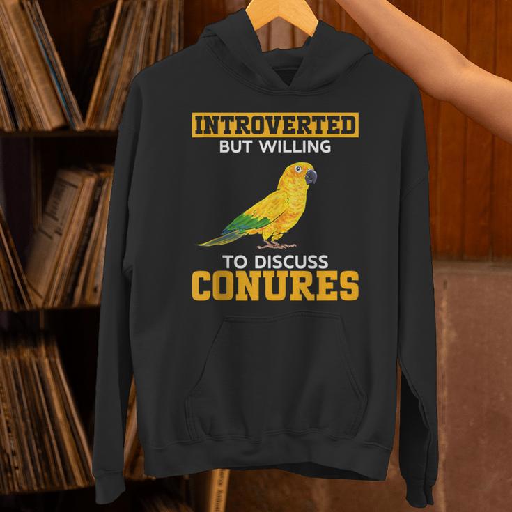 Sun Conure Introvert Parrot Bird Sun Conure Unisex Hoodie