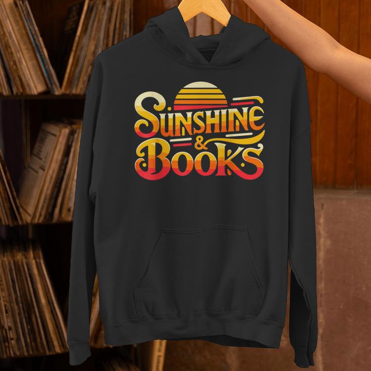 Sunshine & Books For Bookworm Summer Reading Unisex Hoodie Sunshine & Books For Bookworm Summer Reading Unisex Hoodie