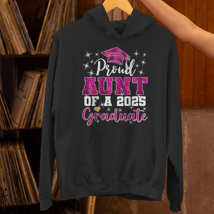 Super Proud Aunt Of 2025 Graduate Senior Graduation Family Unisex Hoodie