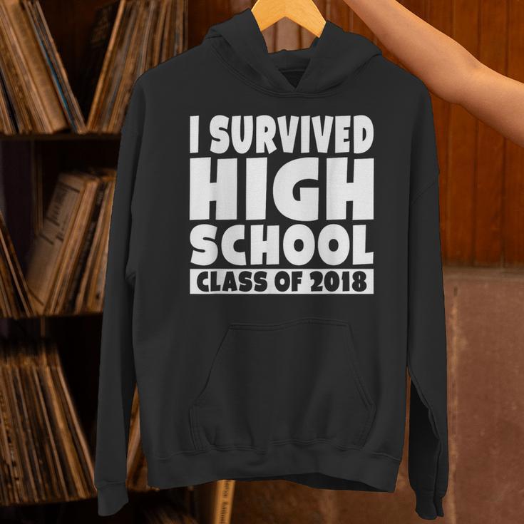 I Survived High School Class Of 2018 Graduation Unisex Hoodie