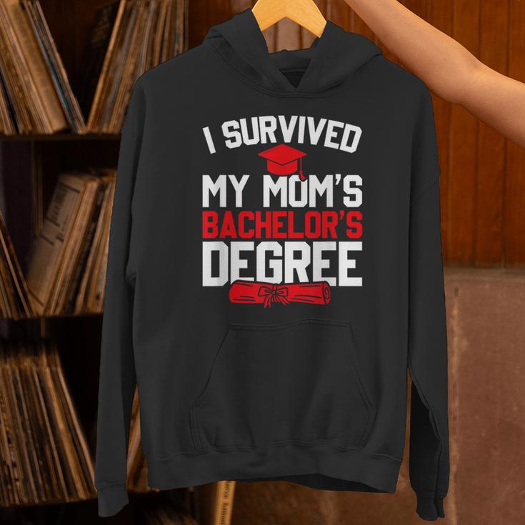 I Survived My Mom's Bachelor's Degree Graduation Unisex Hoodie