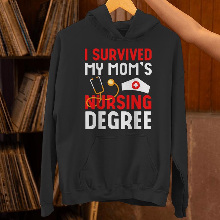I Survived My Mom's Nursing Degree Graduation Day 2026 Unisex Hoodie