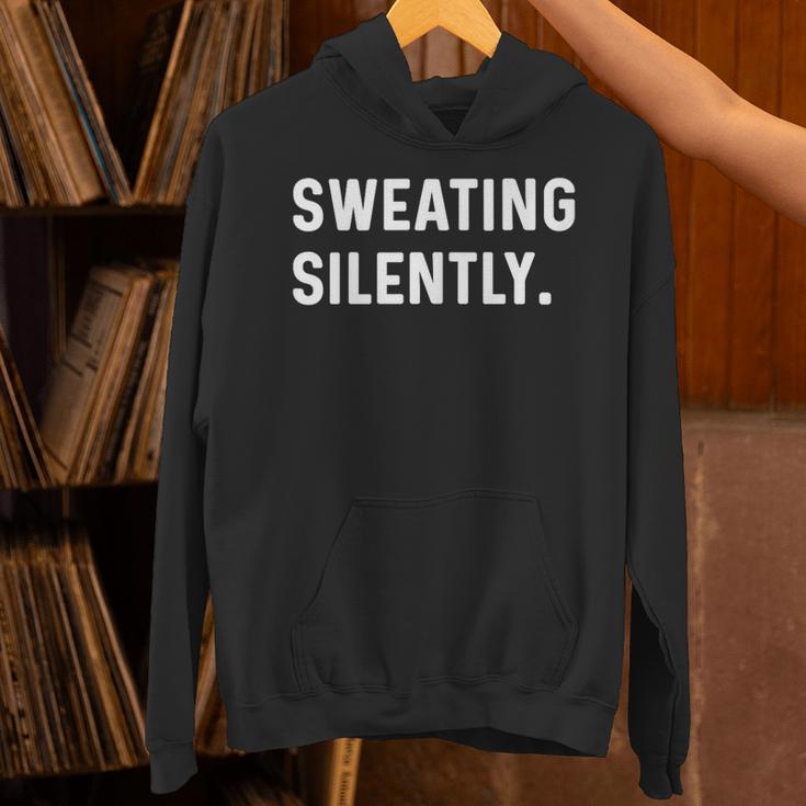 Sweating Silently Introvert Weight Lifting Cardio Run Bench Unisex Hoodie Sweating Silently Introvert Weight Lifting Cardio Run Bench Unisex Hoodie