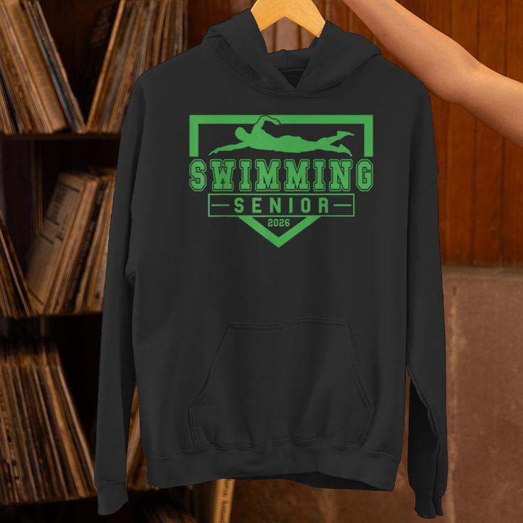 Swimming Senior Night Swim Senior 2026 Graduation 32 Unisex Hoodie