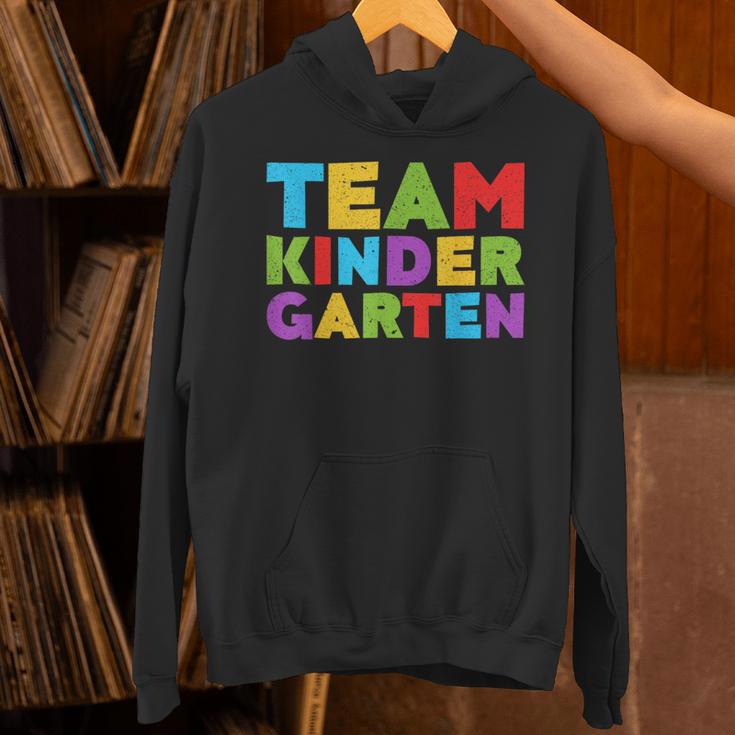 Team Kindergarten Shirt Teacher Back To School Graduation Men Women Girls Kids Unisex Hoodie