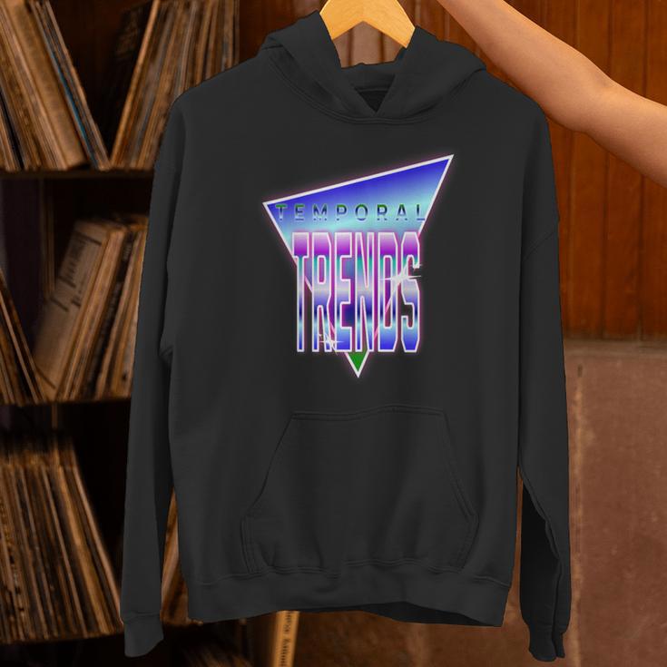 Temporal Trends Vaporwave Style Retro Nostalgia Look Unisex Hoodie