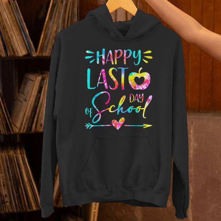 Tie Dye Happy Last Day Of School Graduation Teacher Student Unisex Hoodie