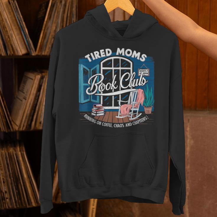 Tired Moms Book Club Coffee Chaos And Chapters Graphic Unisex Hoodie Tired Moms Book Club Coffee Chaos And Chapters Graphic Unisex Hoodie