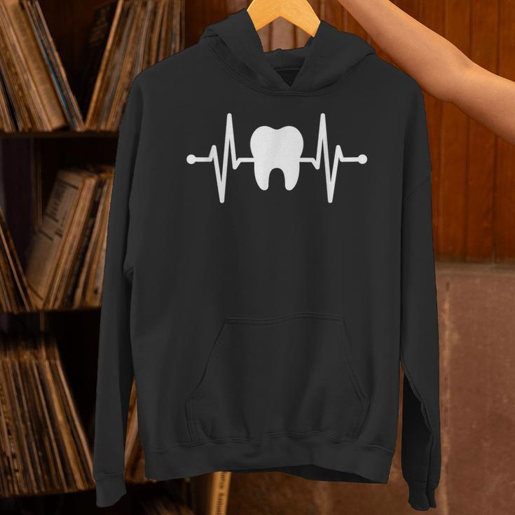 Tooth Heartbeat Dentist Graduation Party Dental Heartbeat Unisex Hoodie