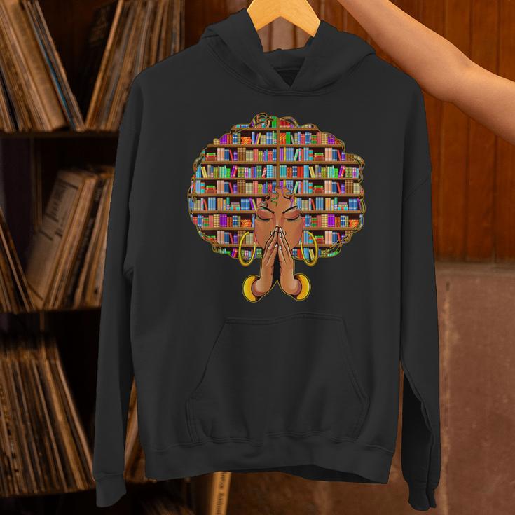 History Month Afro Women Girls Book Lover Librarian Unisex Hoodie History Month Afro Women Girls Book Lover Librarian Unisex Hoodie