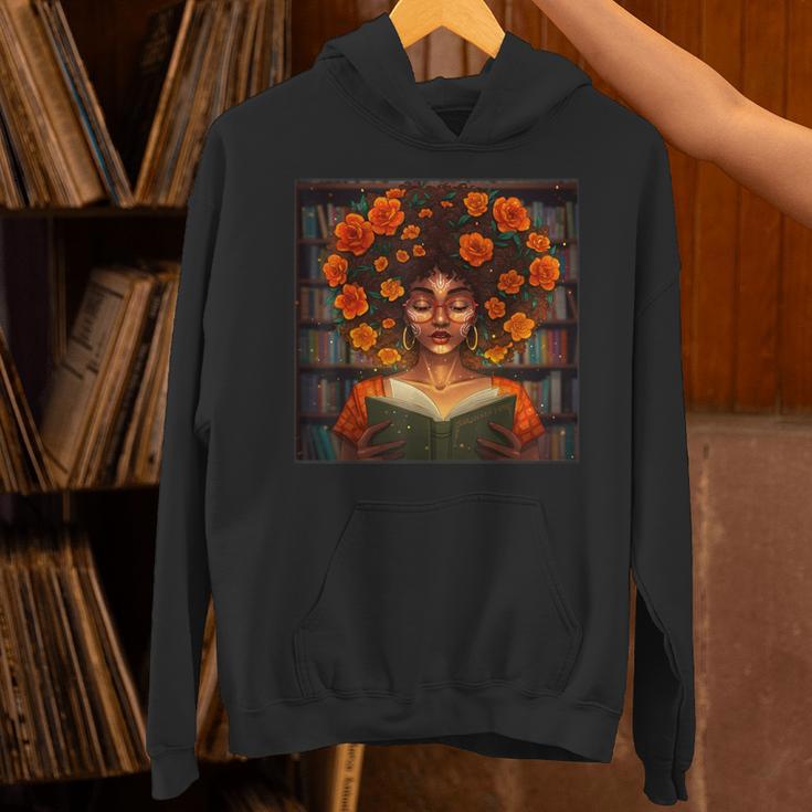 History Month Black Afro Girl Women Book Lovers Unisex Hoodie History Month Black Afro Girl Women Book Lovers Unisex Hoodie