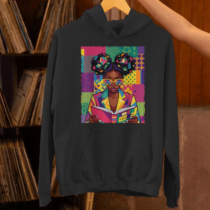 History Month Educated Black Women Girls Reading Book Unisex Hoodie History Month Educated Black Women Girls Reading Book Unisex Hoodie