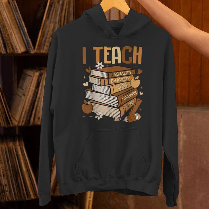 History Month I Teach Melanin Book Black Teacher Unisex Hoodie History Month I Teach Melanin Book Black Teacher Unisex Hoodie