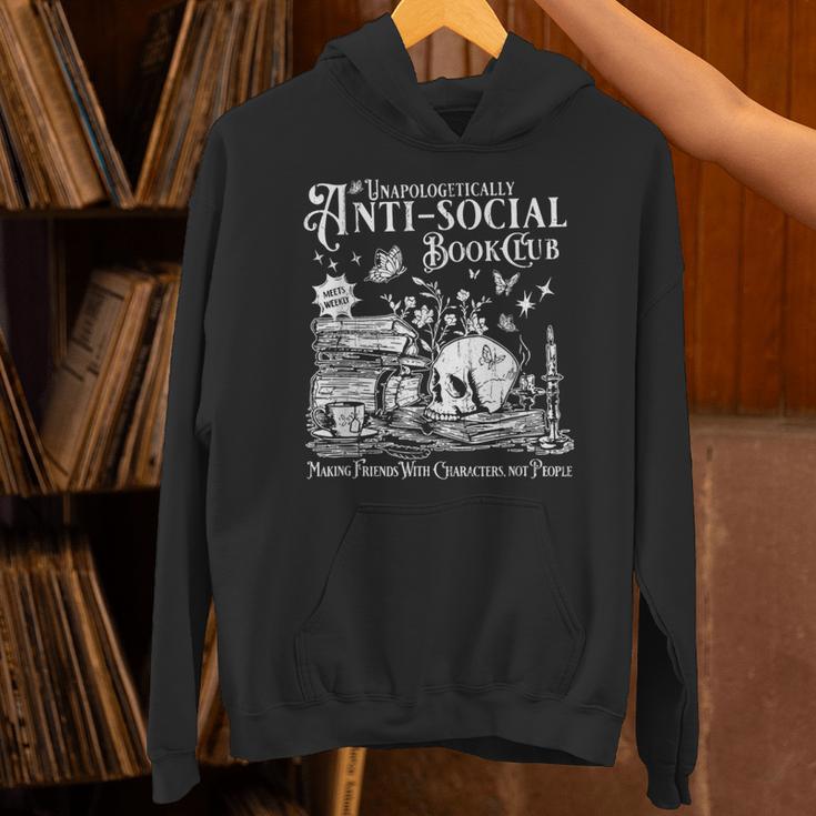 Unapologetically Anti Social Book Club Introvert Reader Unisex Hoodie Unapologetically Anti Social Book Club Introvert Reader Unisex Hoodie