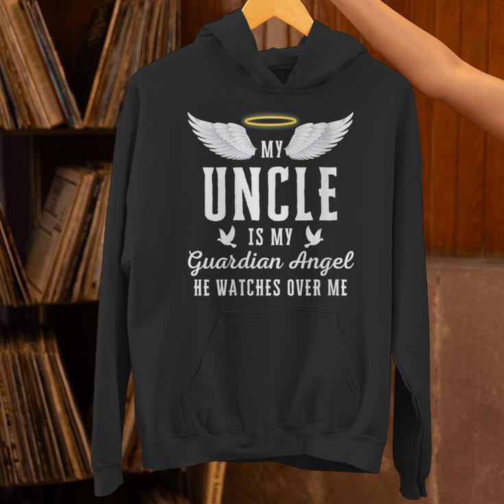 My Uncle Is My Guardian Angel In Loving Memorial Memory Tee Unisex Hoodie My Uncle Is My Guardian Angel In Loving Memorial Memory Tee Unisex Hoodie