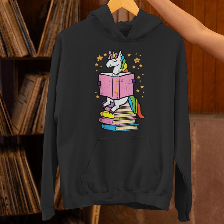 Unicorn Read Reading Book Librarian America Girls Women Unisex Hoodie Unicorn Read Reading Book Librarian America Girls Women Unisex Hoodie