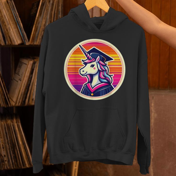 Unicorn University Graduation Graduating School Girl Cute Unisex Hoodie