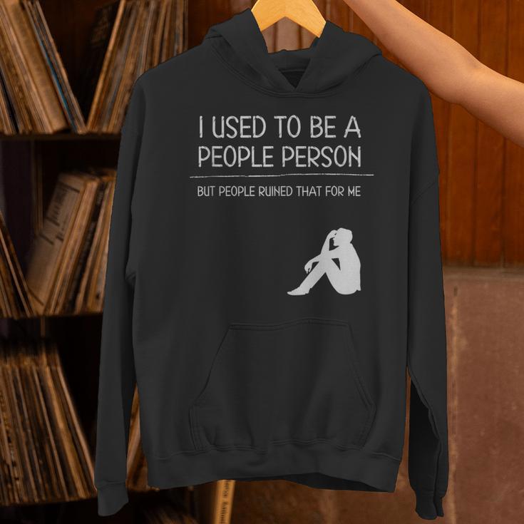 I Used To Be A People Person Introvert Unisex Hoodie I Used To Be A People Person Introvert Unisex Hoodie