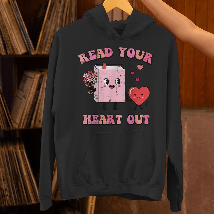 Valentines Day Book Read Your Heart Out Women Men Kids Unisex Hoodie Valentines Day Book Read Your Heart Out Women Men Kids Unisex Hoodie