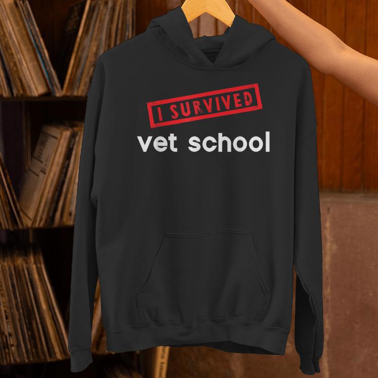 Vet School Tech Graduation Future Veternarians I Survived Unisex Hoodie