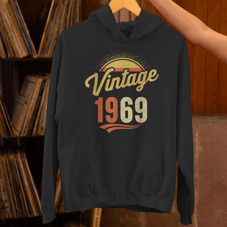 Vintage 1969 Retro Era Badge For Nostalgia Fans Unisex Hoodie Vintage 1969 Retro Era Badge For Nostalgia Fans Unisex Hoodie