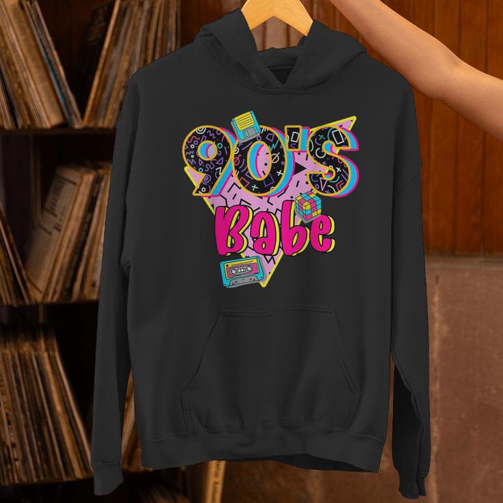 Vintage 90's Babe Party Back To 90s Cassette Nostalgia Unisex Hoodie